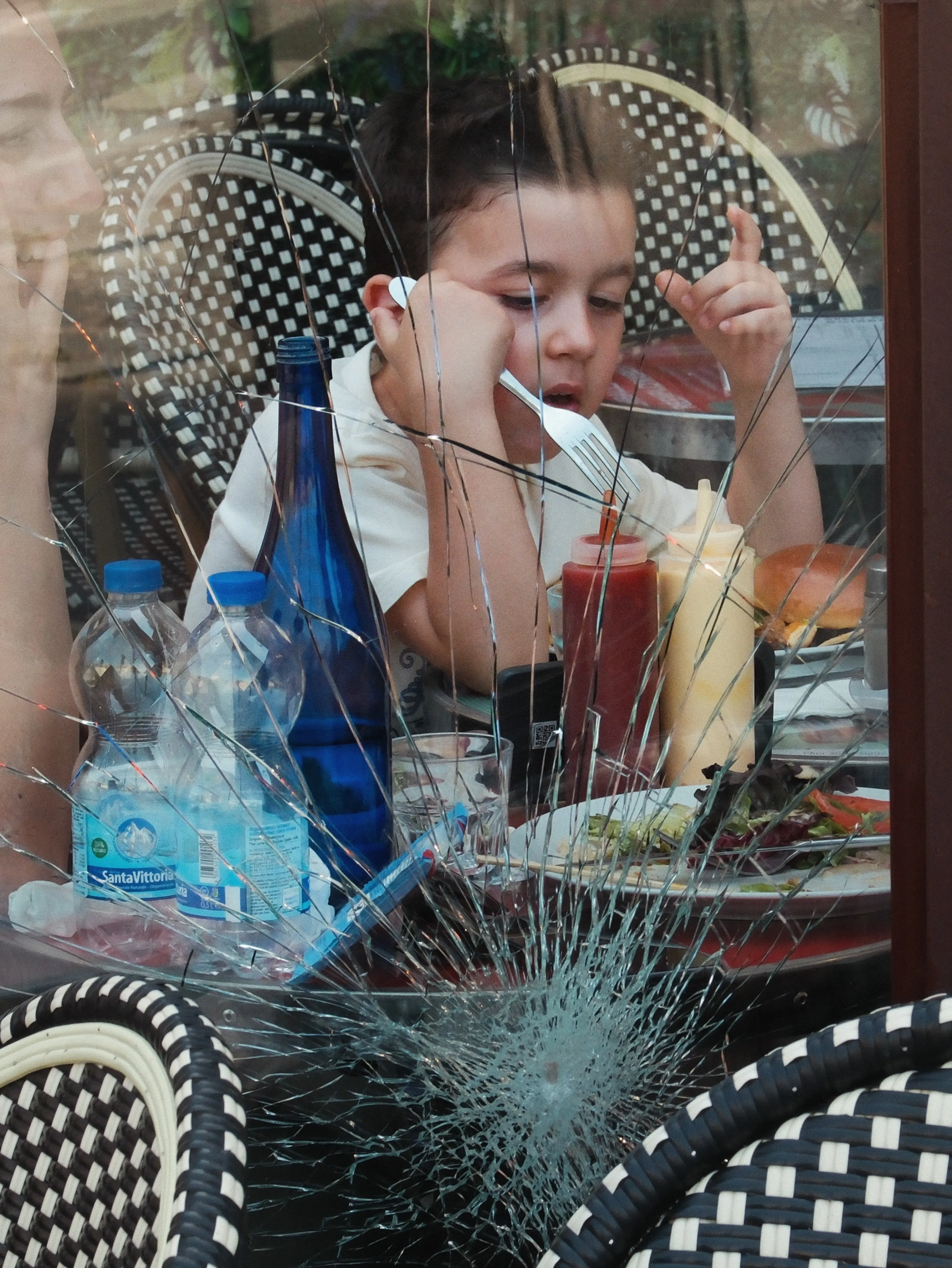 Never ask a kid with superpowers to finish his salad
